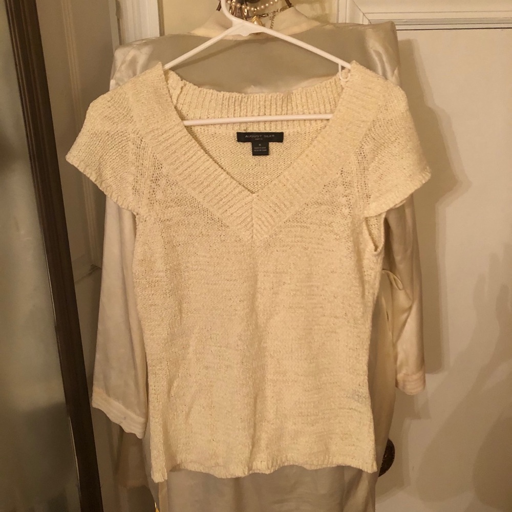 August Silk Sweater